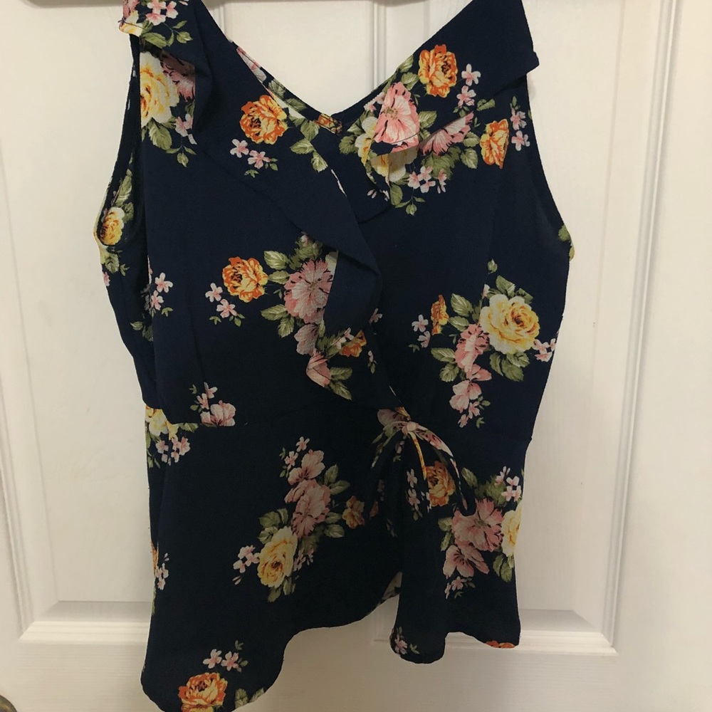 Floral tank top